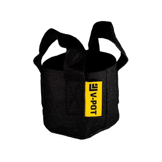 Schwarze Stofftöpfe V-Pot - GrowTarraco Distribuciones SLU
