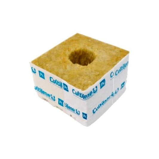 Bloc de laine de roche naturelle Speed ​​​​Grow 10x10cm - Substrat | Développer l’industrie
