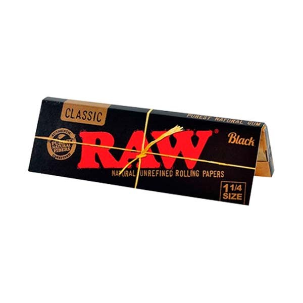 Rolling Paper 1. 1/4 Black RAW - Rolling Paper | Grow Industry