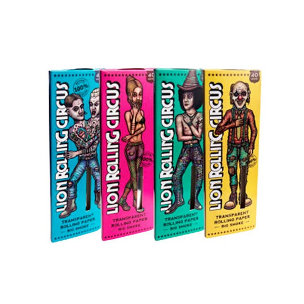 Papel Transparente King Size Lion Rolling Circus - GrowTarraco Distribuciones SLU