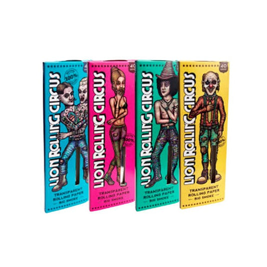 Transparentes Papier King Size Lion Rolling Circus - GrowTarraco Distribuciones SLU