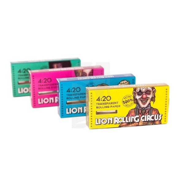 Papier transparent King Size Lion Rolling Circus - GrowTarraco Distribuciones SLU