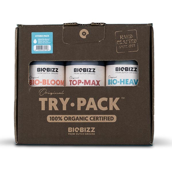 Try Pack Hydro de BioBizz - GROW 1NDUSTRY