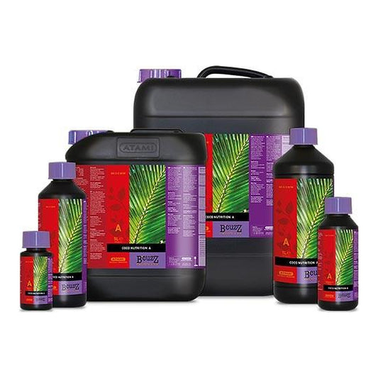 Atami B'cuzz Coco A+B, fertilizante base bicomponente para cultivo en Coco