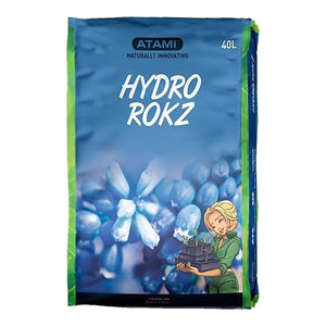 Atami Hydro Rokz 40L, arcilla expandida para sistemas hidropónicos y drenaje