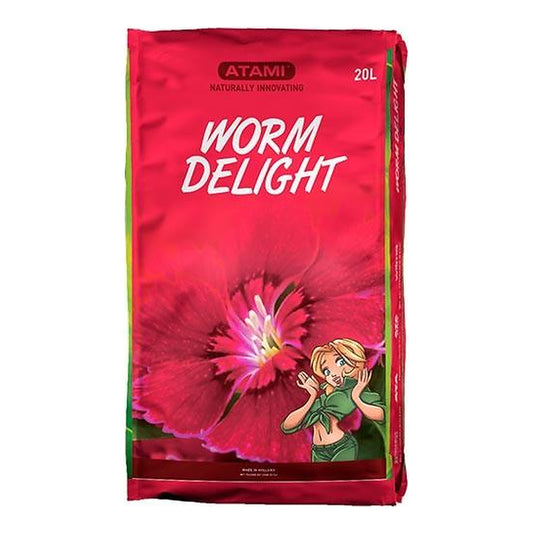 Atami Worm Delight 20L, humus de lombriz orgánico para mejorar la fertilidad del suelo