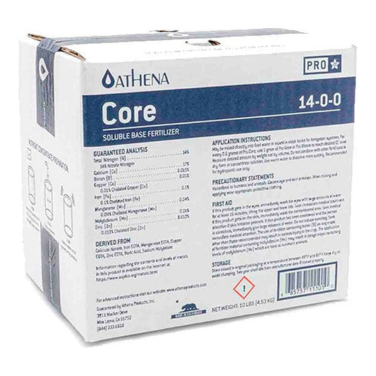 Athena Pro Core, fertilizante base con micronutrientes en polvo para cultivo profesional