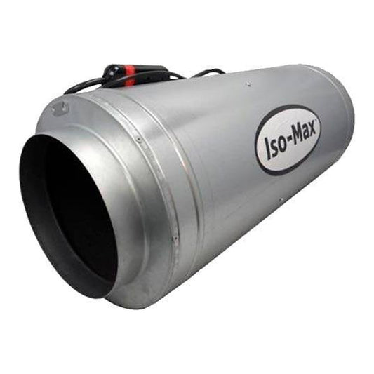 Can-Fan ISO-MAX, extractor profesional con silenciador integrado para cultivo industrial