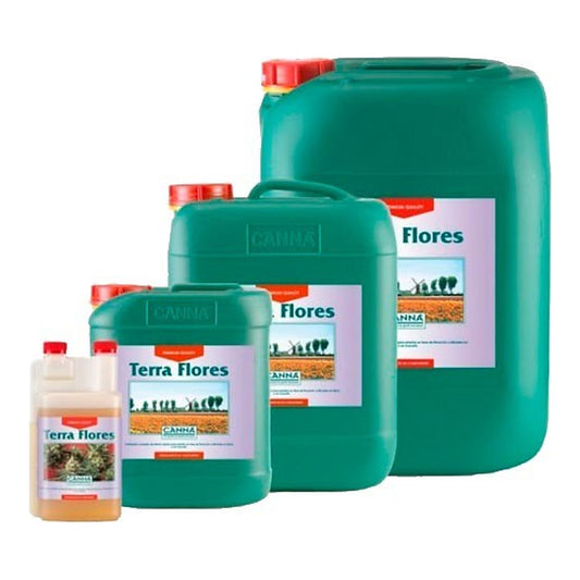 Canna Terra Flores, fertilizante base de floración para cultivo en tierra con alta concentración