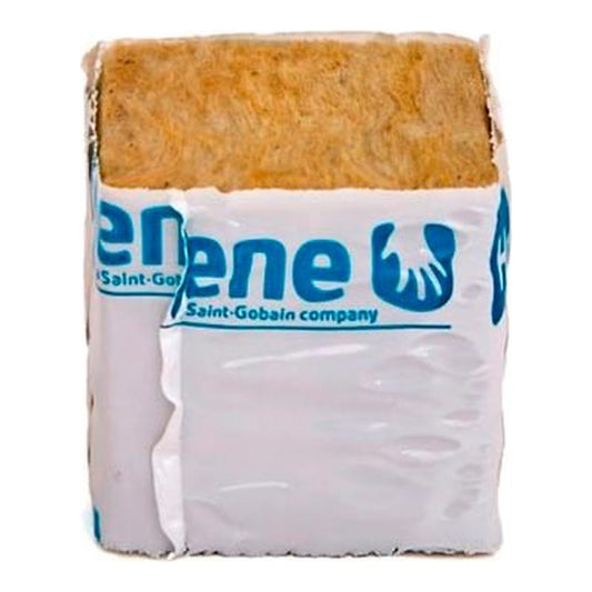 Rock wool block for seeds and cuttings 4x4x4 - Substrate | Grow Industry