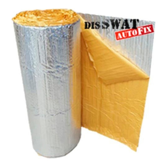 DisSwat Reflectante Térmico AUTOFIX, lámina térmica autoadhesiva para armarios y tiendas de cultivo