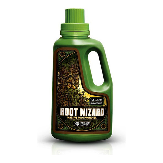 Emerald Harvest Root Wizard, fertilizante con bacterias beneficiosas para raíces en cultivo