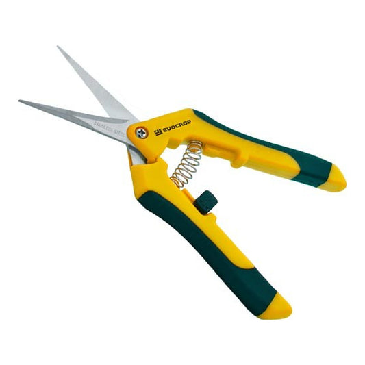 Evocrop Tijeras V-Cut Punta Recta, Tijeras de poda con Punta Recta para cultivo