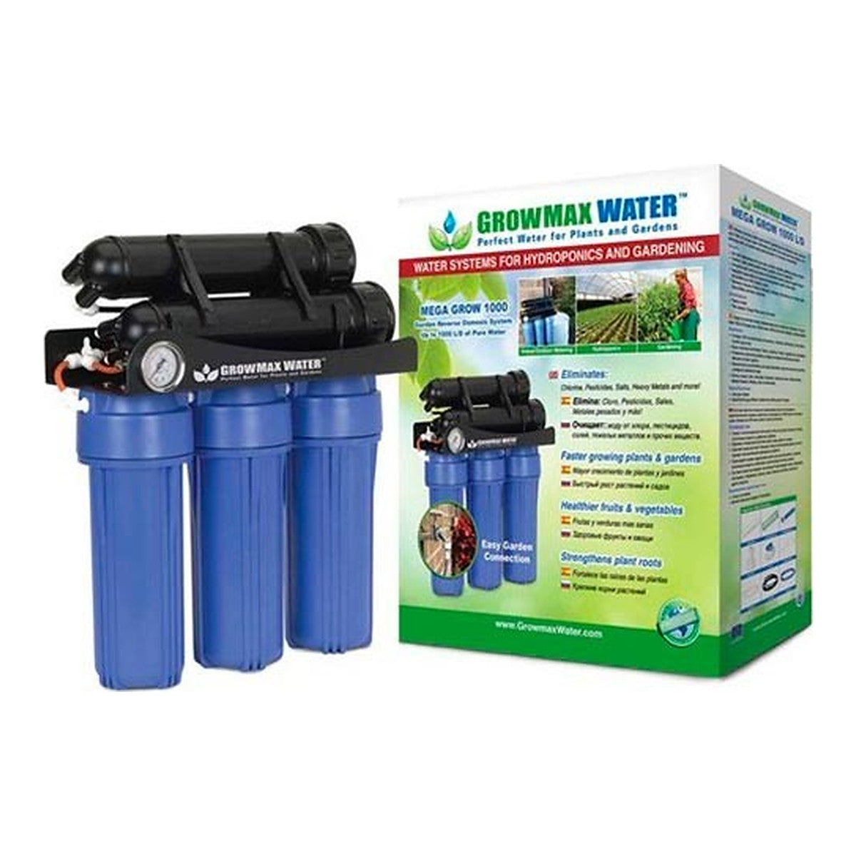Osmoseanlage Mega Grow 1000L/Tag GROWMAX WATER - Osmose | Wachsen Sie die Branche