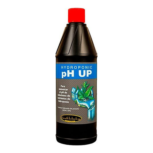 Growth Technology pH Up, regulador elevador de pH para agua de riego