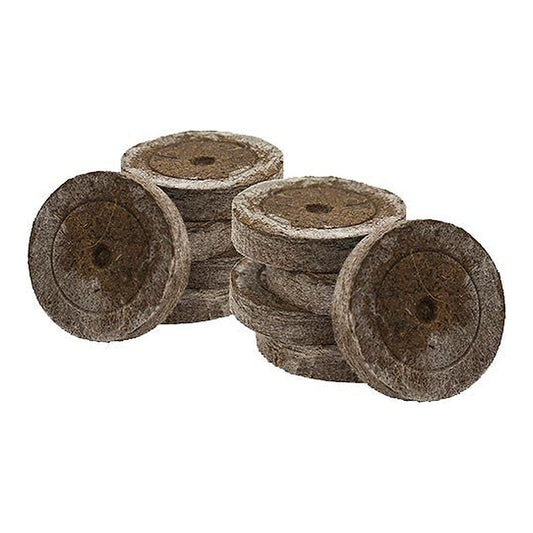 Jiffy-7 Pellets de Turba 22/24mm, discos prensados para esquejes y siembra