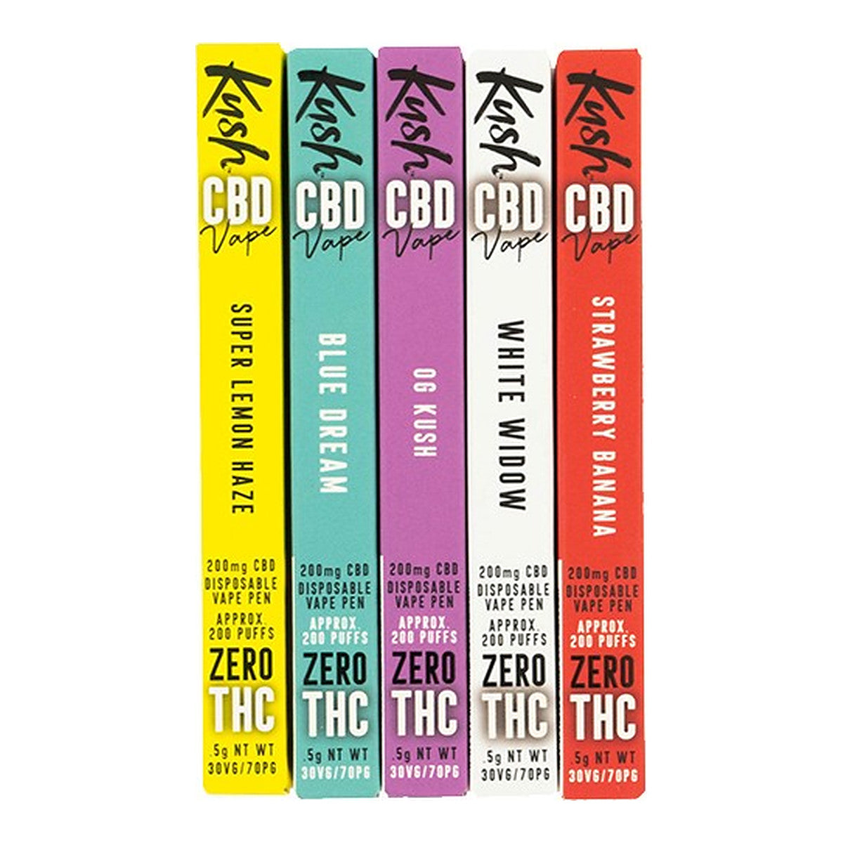 Kush Vape CBD, vaporizador desechable con aceite CBD para uso diario