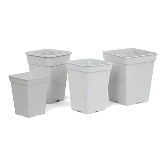 Pots de fleurs en PVC blanc - Pots de fleurs | Développer l’industrie