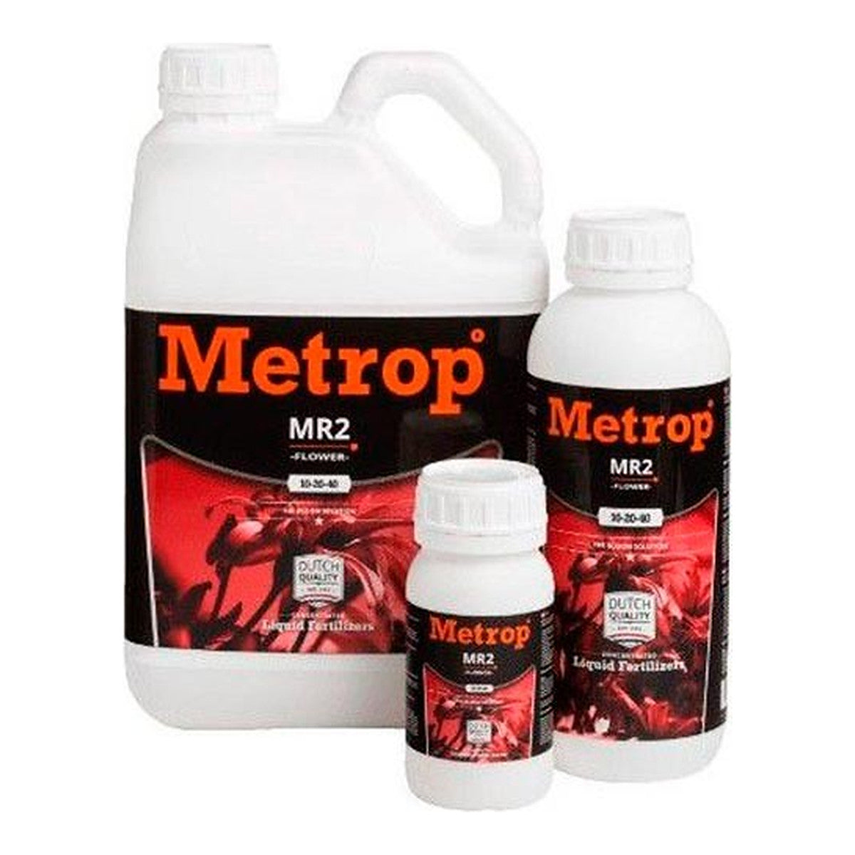 Metrop MR2, fertilizante concentrado de floración para sistemas hidropónicos y en tierra