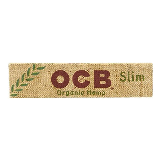 OCB Slim Organic, papel de fumar orgánico Slim para liar
