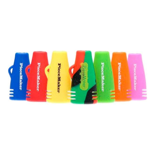 Piece Maker Kwiki Pipa de Silicona Portátil, Pipa compacta de Silicona con tapa para fumar