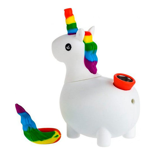 Piece Maker Unikorn, pipa de silicona unicornio para fumador con diseño divertido