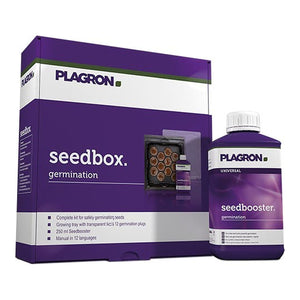 Plagron Seedbox, kit de germinación con sustrato y estimulador para semillas