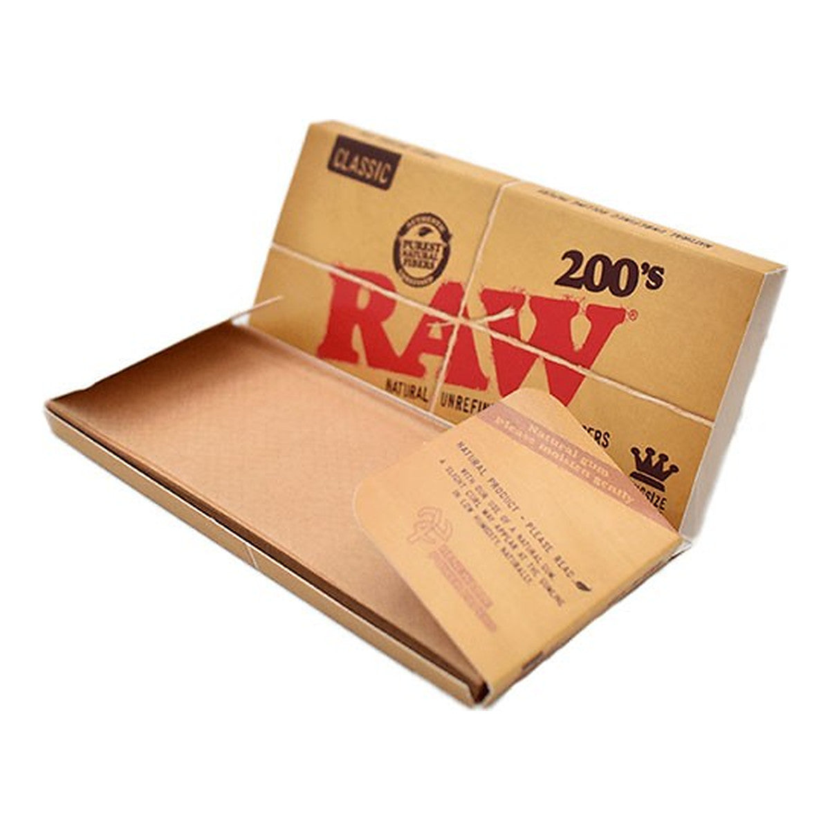 Papier à rouler RAW King Size 200'S - Vue 2 | Développer l’industrie
