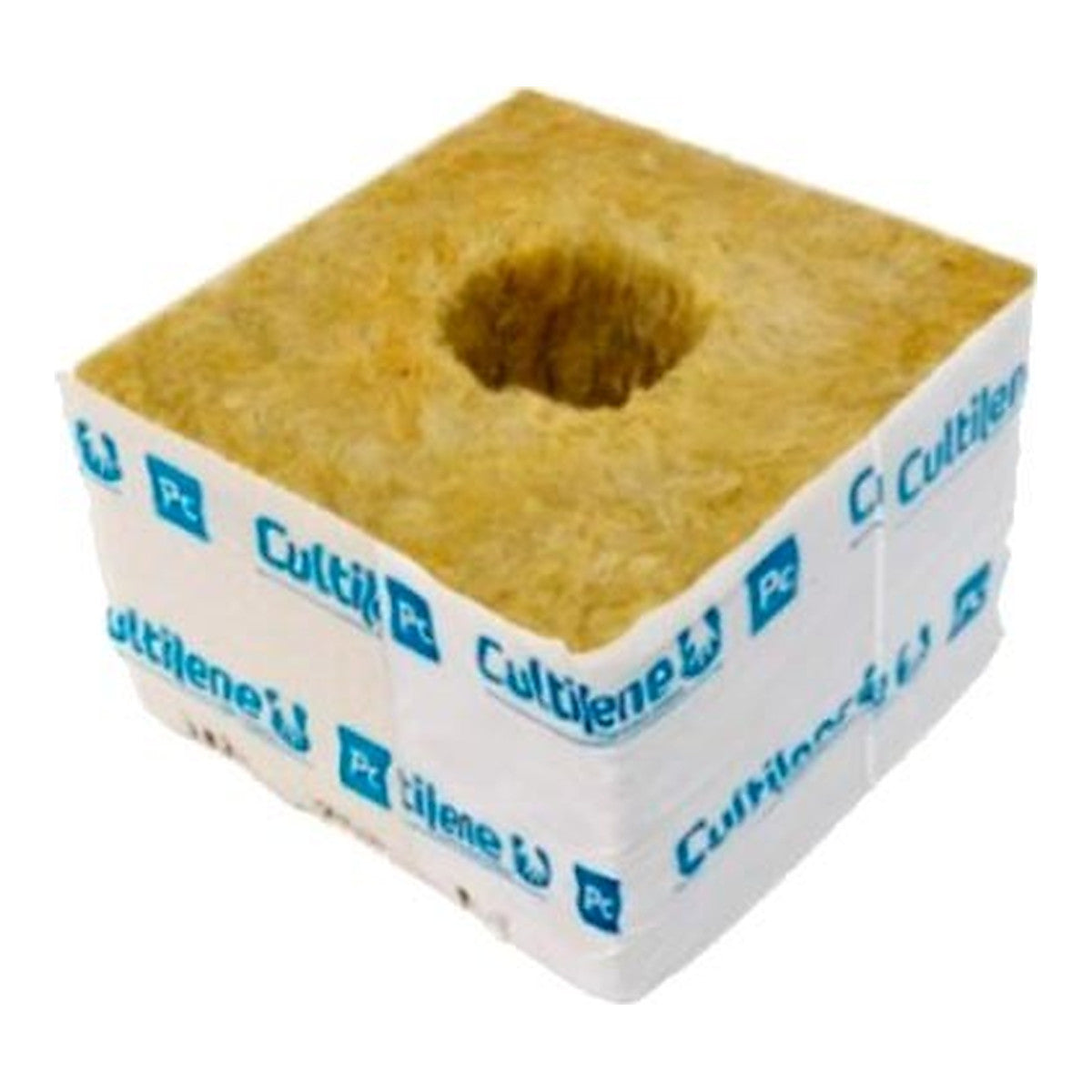 Speed Grow Taco de Lana de Roca Natural 10x10cm, cubo de cultivo hidropónico para trasplante