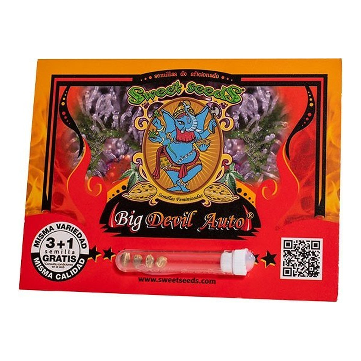 Sweet Seeds Big Devil Auto, semillas de cannabis autoflorecientes de alta producción y gran tamaño
