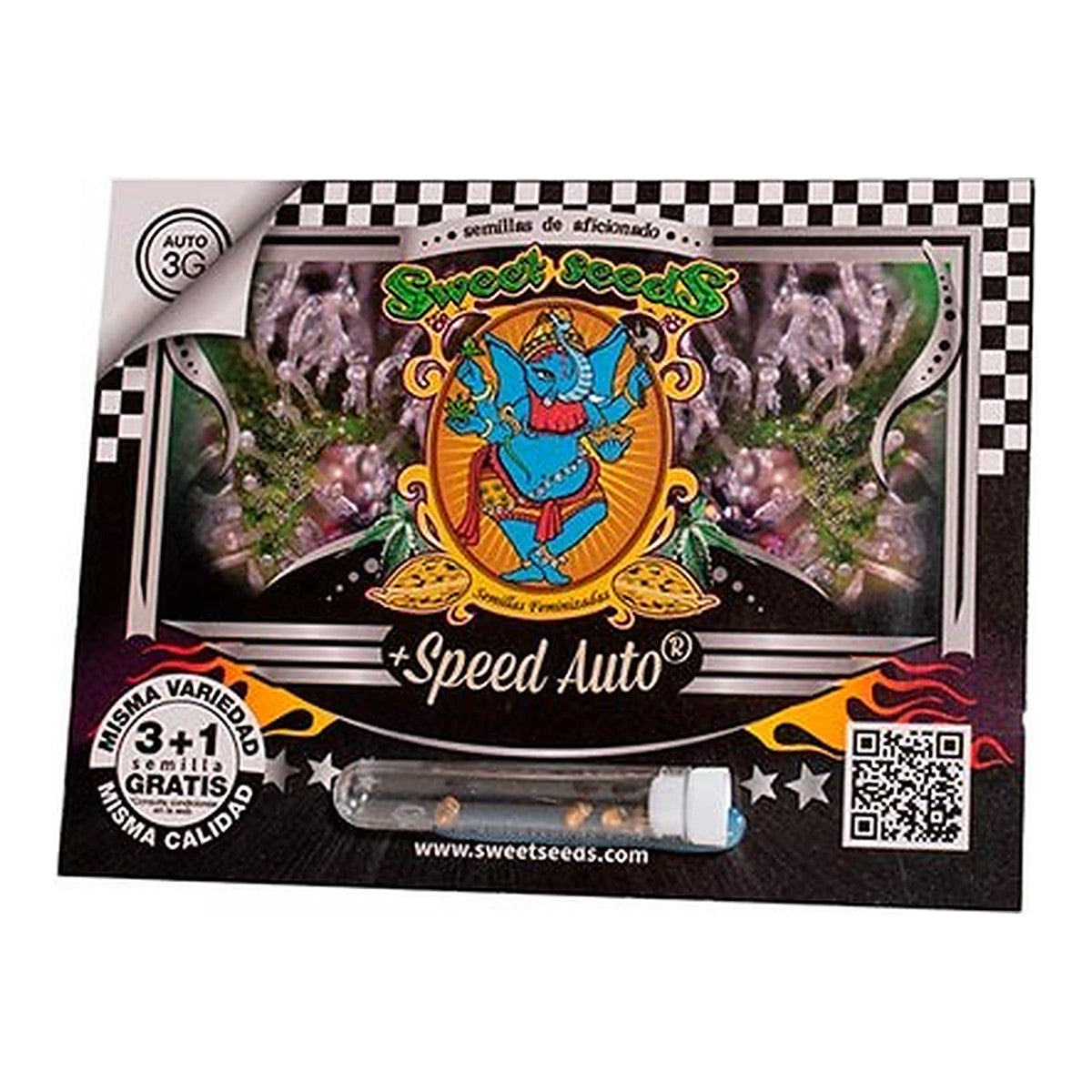 Sweet Seeds +Speed Auto, semillas de cannabis autoflorecientes de floración ultra rápida
