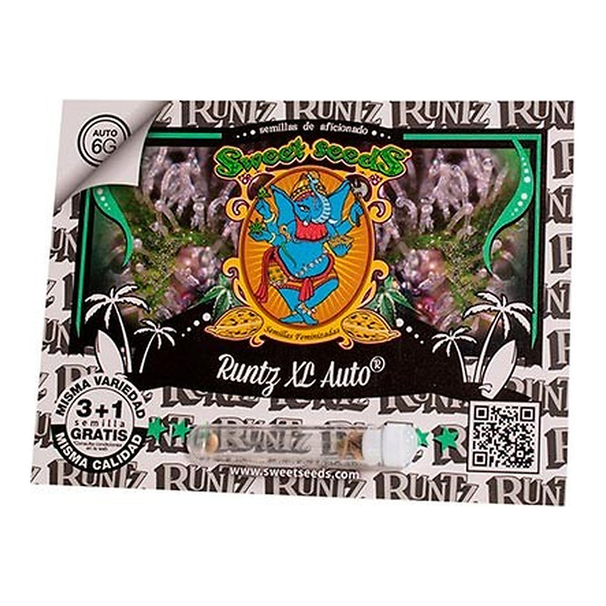 Sweet Seeds Runtz XL Auto, semillas de cannabis autoflorecientes XL con aroma de chuches