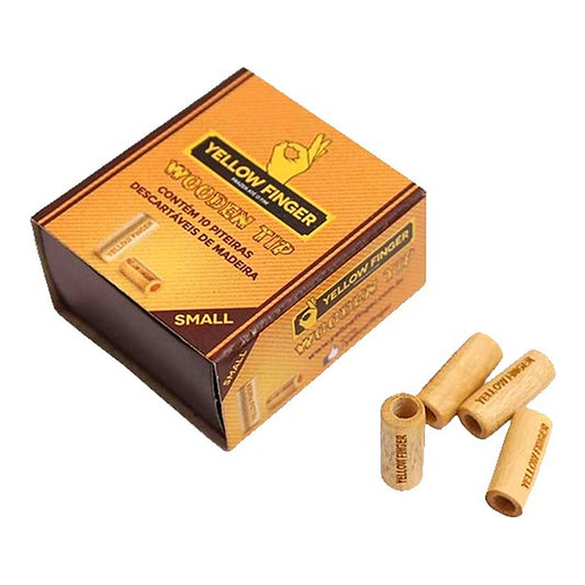 Yellow Finger Boquillas de Madera para Cigarrillos